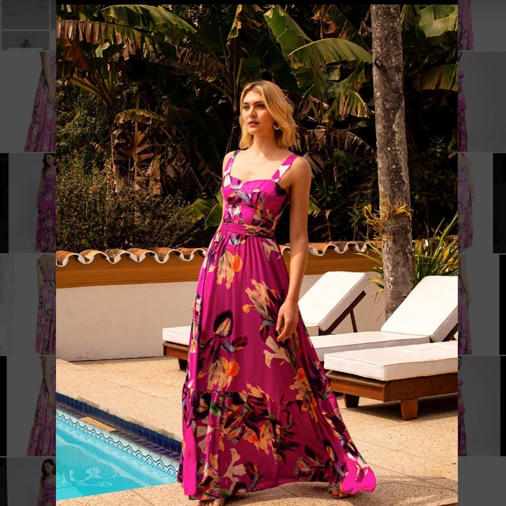 PatBo excellent used condition grace silk maxi $800